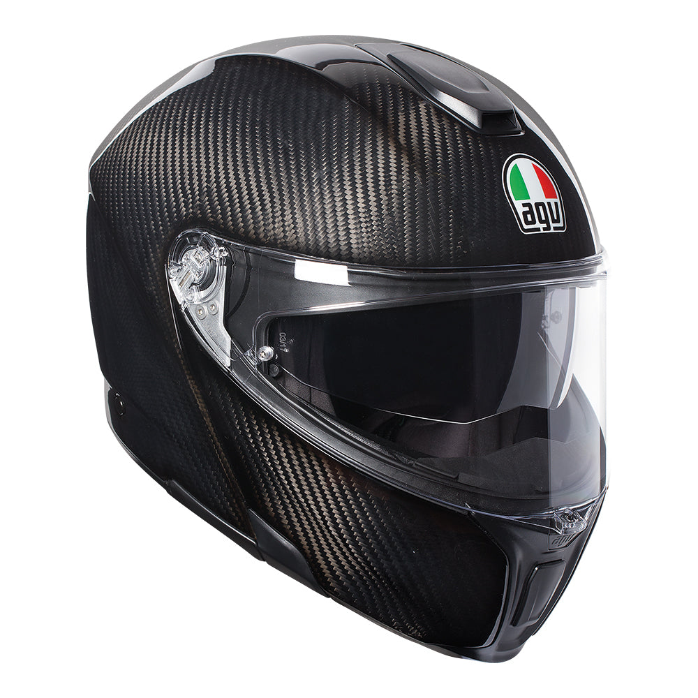 AGV Sportmodular Glossy Carbon Helmet - EasyR