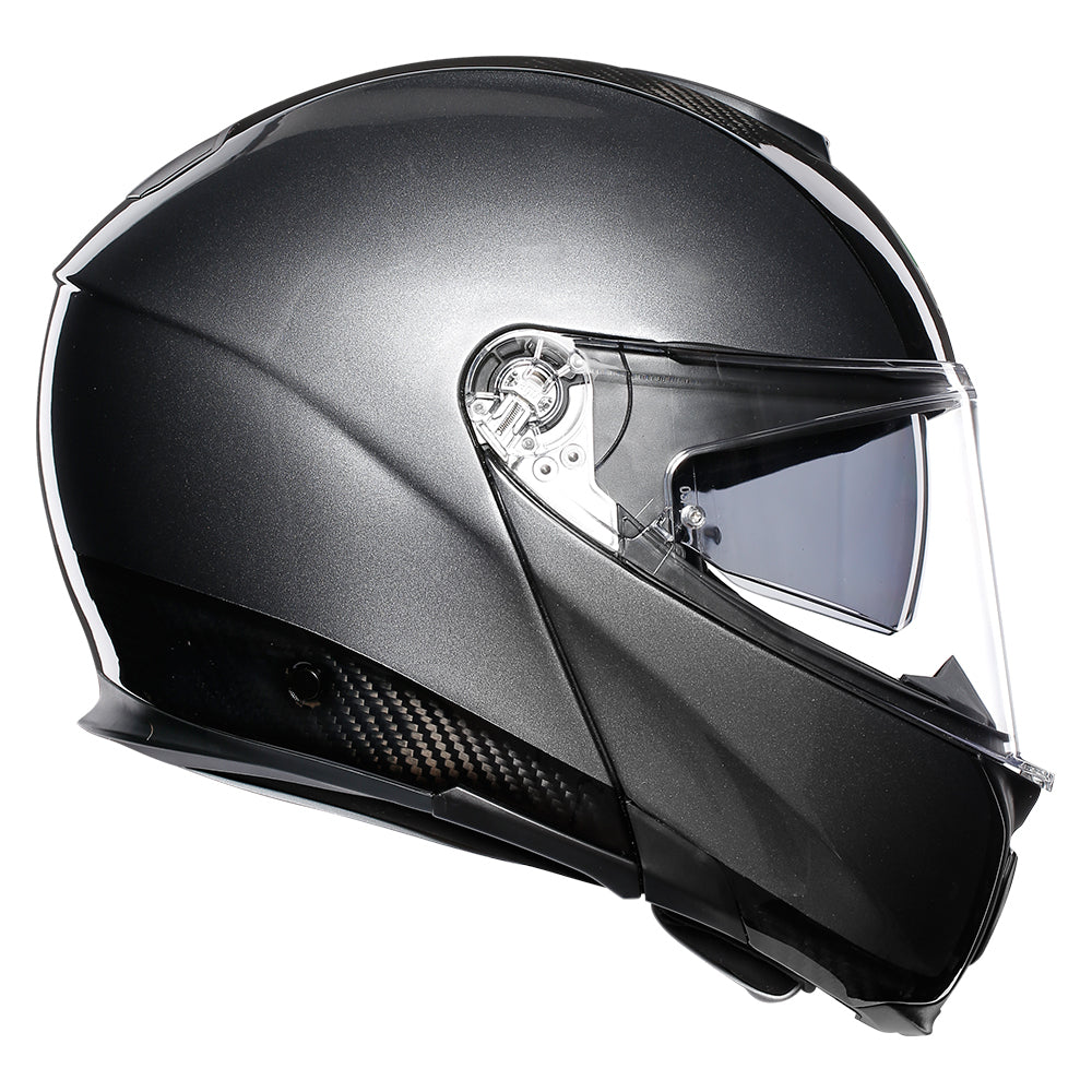 AGV Sportmodular Carbon/Dark Grey Helmet [Size: LG] [INTERNAL]