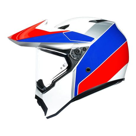 AGV AX9 Atlante White/Blue/Red Helmet - EasyR