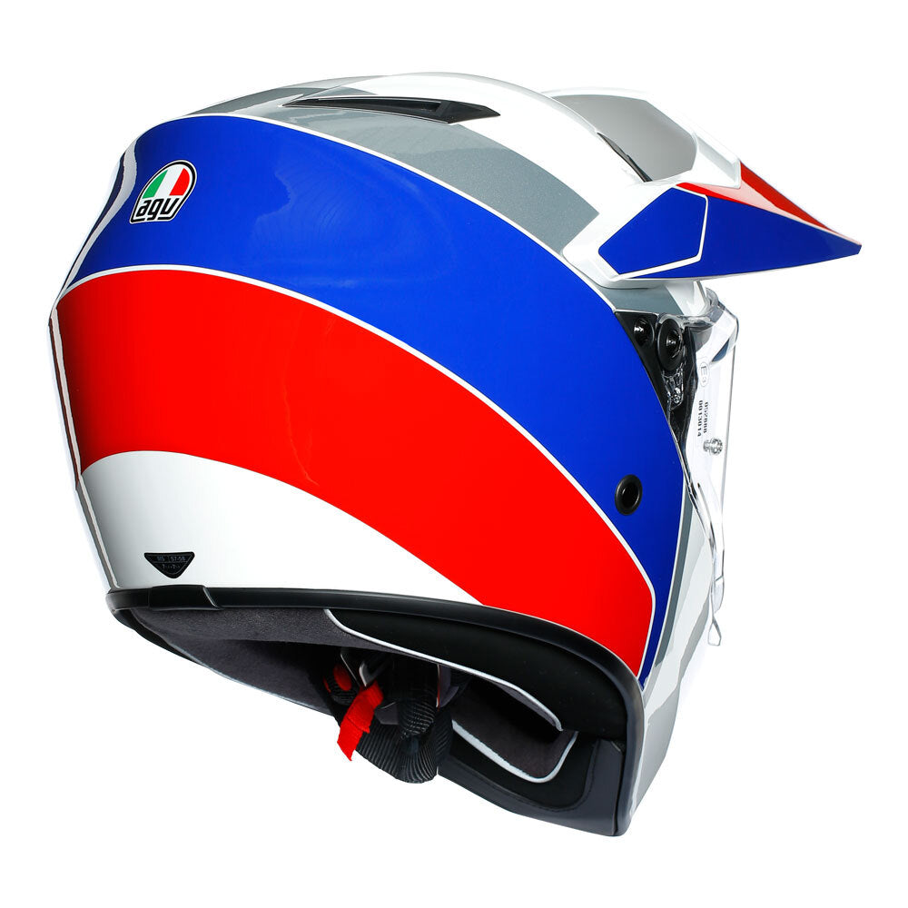 AGV AX9 Atlante White/Blue/Red Helmet - EasyR