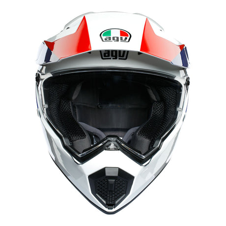 AGV AX9 Atlante White/Blue/Red Helmet - EasyR