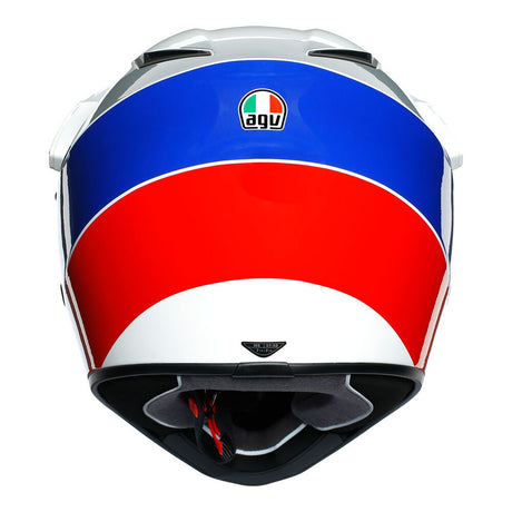 AGV AX9 Atlante White/Blue/Red Helmet - EasyR