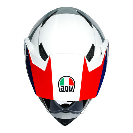 AGV AX9 Atlante White/Blue/Red Helmet - EasyR