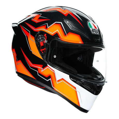 AGV K1 Kripton Black/Orange Helmet - EasyR