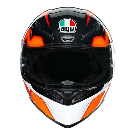 AGV K1 Kripton Black/Orange Helmet - EasyR