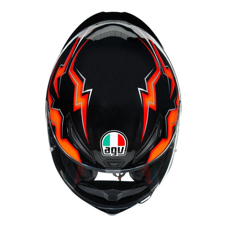 AGV K1 Kripton Black/Orange Helmet - EasyR