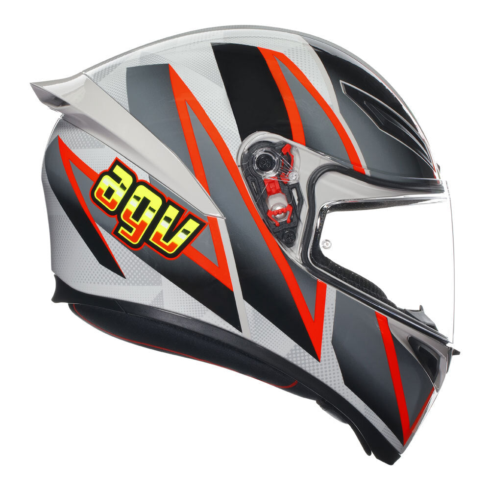 AGV K1 S Blipper Grey/Red Helmet