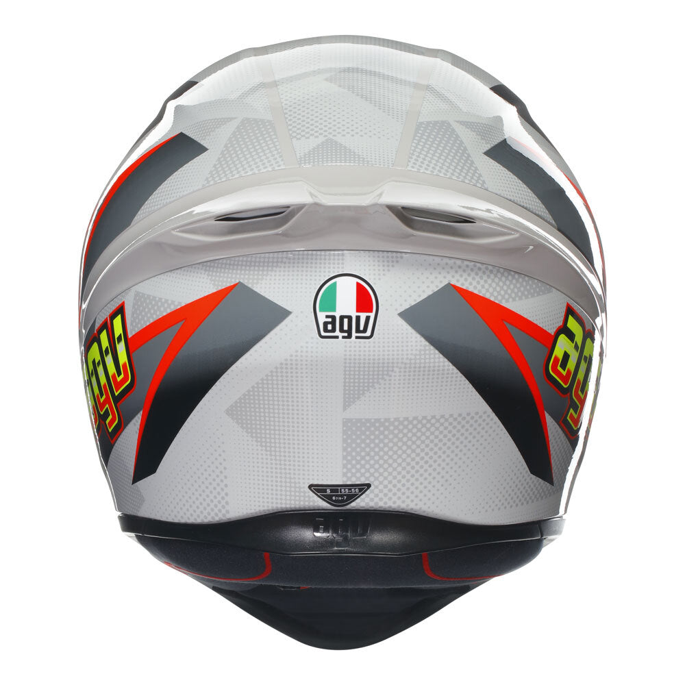 AGV K1 S Blipper Grey/Red Helmet