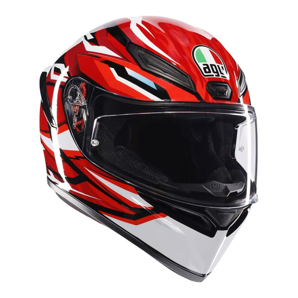 AGV K1 S Lion Black/Red White Helmet