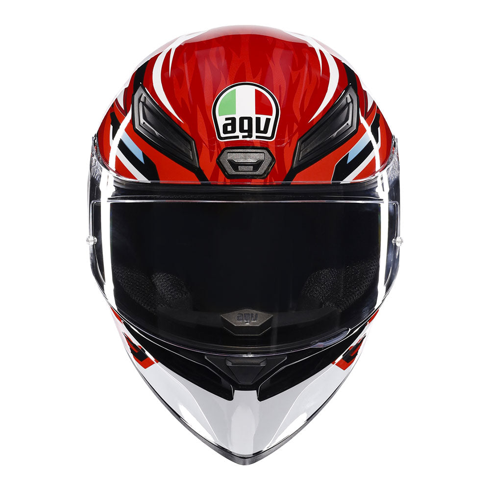 AGV K1 S Lion Black/Red White Helmet