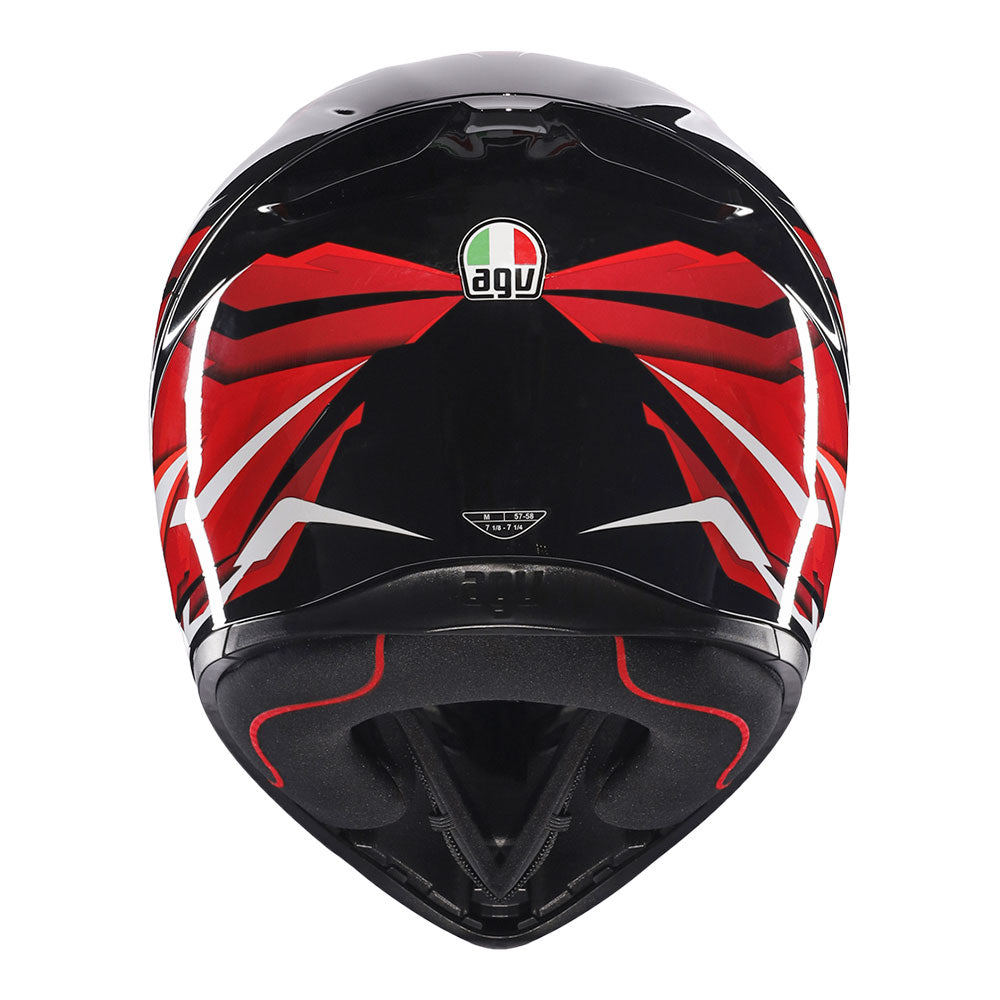 AGV K1 S Lion Black/Red White Helmet