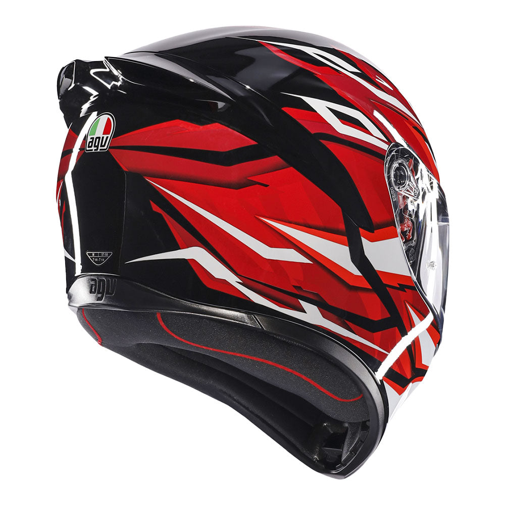 AGV K1 S Lion Black/Red White Helmet