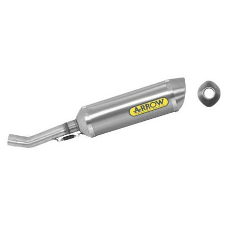 Arrow 51506AO Thunder Aluminium Slip-On Muffler w/Carbon End Cap for Honda CBR 125 R 11-16