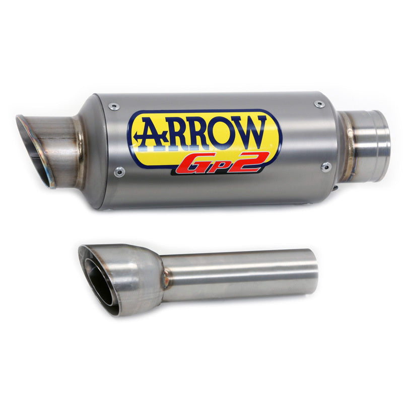 Arrow 71003GP GP2 Titanium Slip-On Muffler w/Stainless Steel Mid-Pipe for Honda CBR 1000 RR 08-13