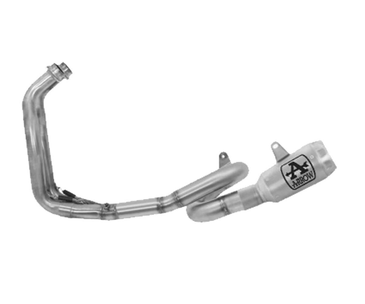 Arrow 71037GP Racing Full Exhaust System w/Pro-Race Titanium Muffler & Stainless Steel Collectors for Yamaha MT-07 21-24