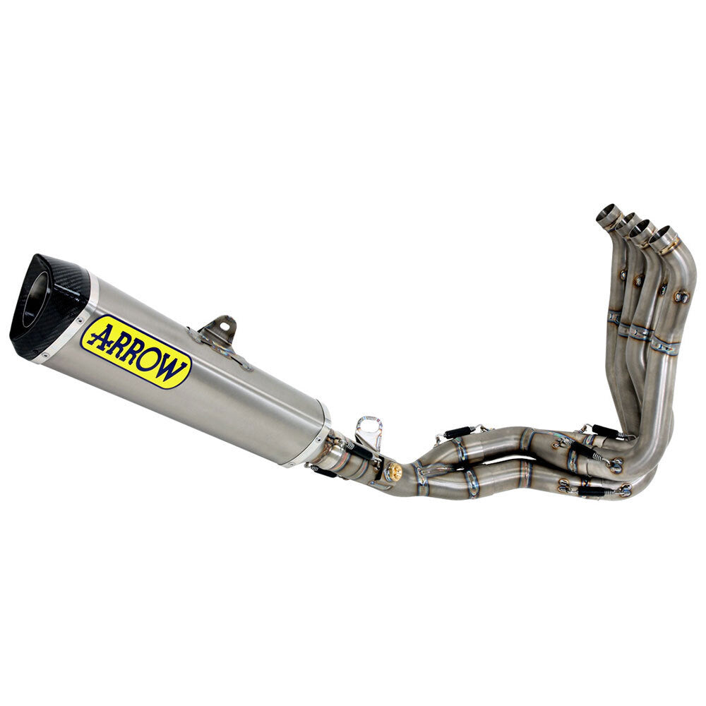 Arrow 71107CKZ Competition Titanium Exhaust System w/Thunder Titanium Muffler for Suzuki GSX-R 600/GSX-R 750 11-16