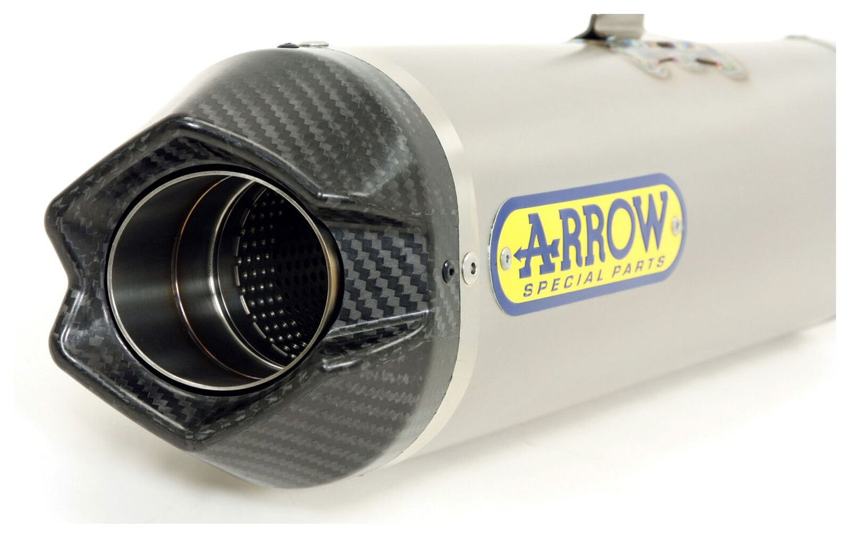 Arrow 71144PK Works Titanium Slip-On Muffler w/Carbon End Cap for Ducati Panigale 959 16-19