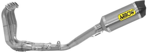 Arrow 71178CKZ Competition Steel Exhaust System w/Race-Tech Titanium Muffler for Yamaha YZF R1 17-24