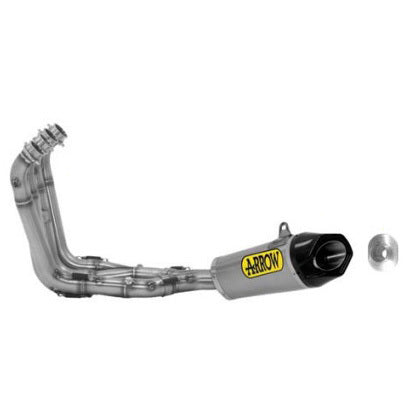 Arrow 71184CKZ Competition EVO Stainless Steel Exhaust System w/Works Titanium Muffler for BMW S 1000 R 17-20