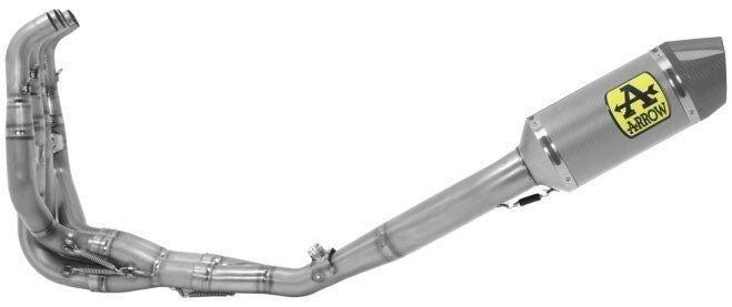 Arrow 71208CKZ Competition Steel Exhaust System w/Race-Tech Titanium Muffler for Kawasaki ZX-6R 636 19-20