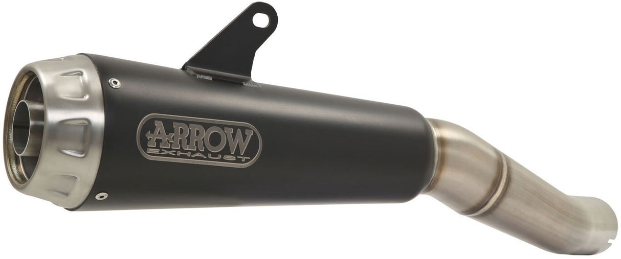 Arrow 71217PRN Pro-Race Dark Nichrom Slip-On Muffler w/Steel End Cap for Honda CB 650 R/CBR 650 R 19-23