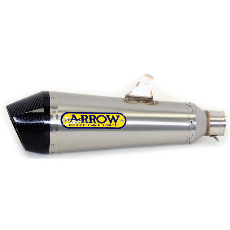 Arrow 71501XKI X-Kone Homologated Nichrom Slip-On Mufflers w/Carbon End Cap for Ducati Scrambler 800 15-16