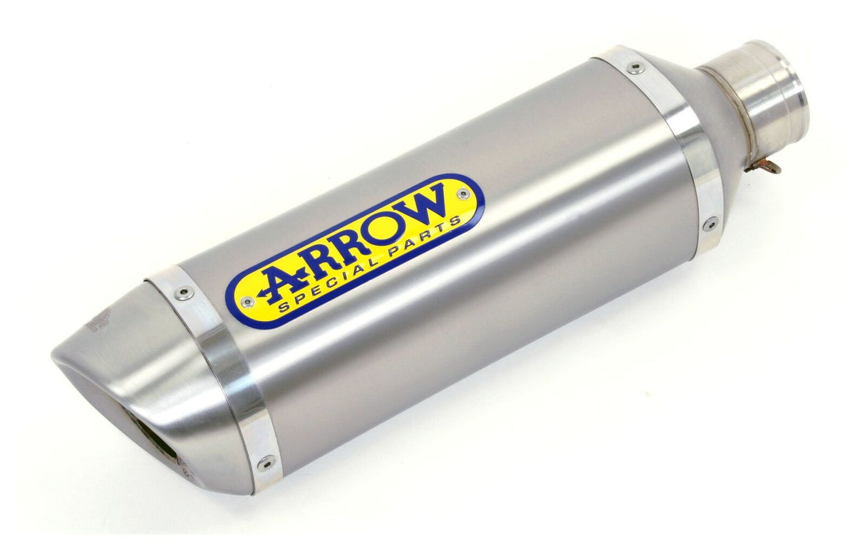 Arrow 71687AO Thunder Aluminium Slip-On Mufflers w/Steel End Cap for Yamaha YZF R1 04-06