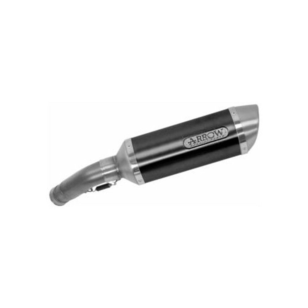 Arrow 71702AON Thunder Dark Aluminium Slip-On Muffler w/Steel End Cap for Suzuki GSX-R 600/GSX-R 750 06-07