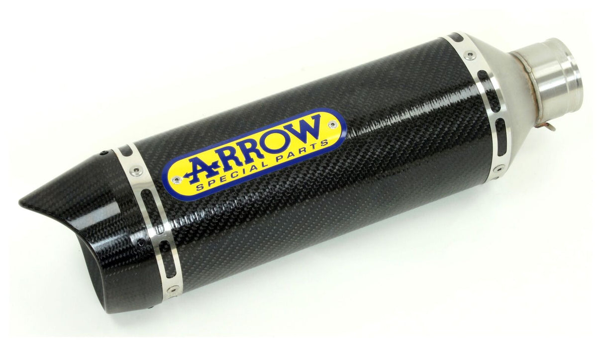 Arrow 71736MK Thunder Carbon Slip-On Mufflers w/Carbon End Cap for Suzuki GSX-R 1000 09-11