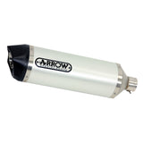 Arrow 71768AK Race-Tech Aluminium Slip-On Muffler w/Carbon End Cap for Ducati Monster 821 14-17/1200 14-15/Multistrada 1200/S 10-14/Diavel 11-16