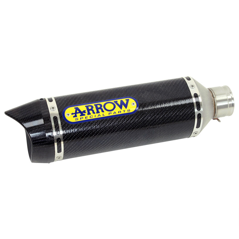 Arrow 71772MK Thunder Carbon Fibre Slip-On Muffler w/Carbon End Cap for Suzuki GSX-R 600/GSX-R 750 11-16