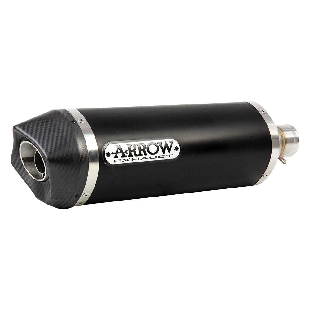 Arrow 71804AKN Race-Tech Dark Aluminium Slip-On Muffler w/Carbon End Cap for Honda CB 500 F/CBR 500 R 13-18