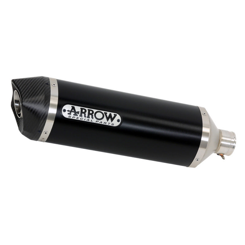 Arrow 71804AON Race-Tech Dark Aluminium Slip-On Muffler w/Carbon End Cap for Honda CB 500 F/CBR 500 R 13-18