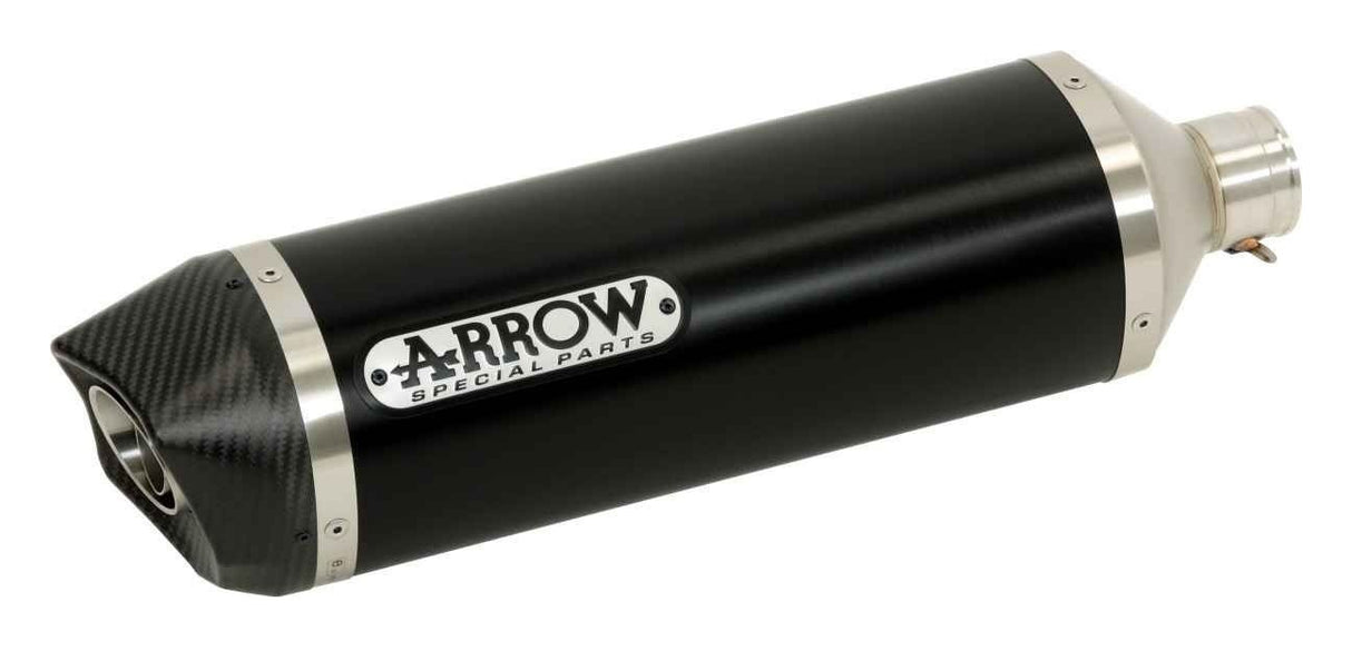 Arrow 71805AKN Maxi Race-Tech Dark Aluminium Slip-On Muffler w/Carbon End Cap for BMW R 1200 GS/R 1200 GS Adventure 13-24