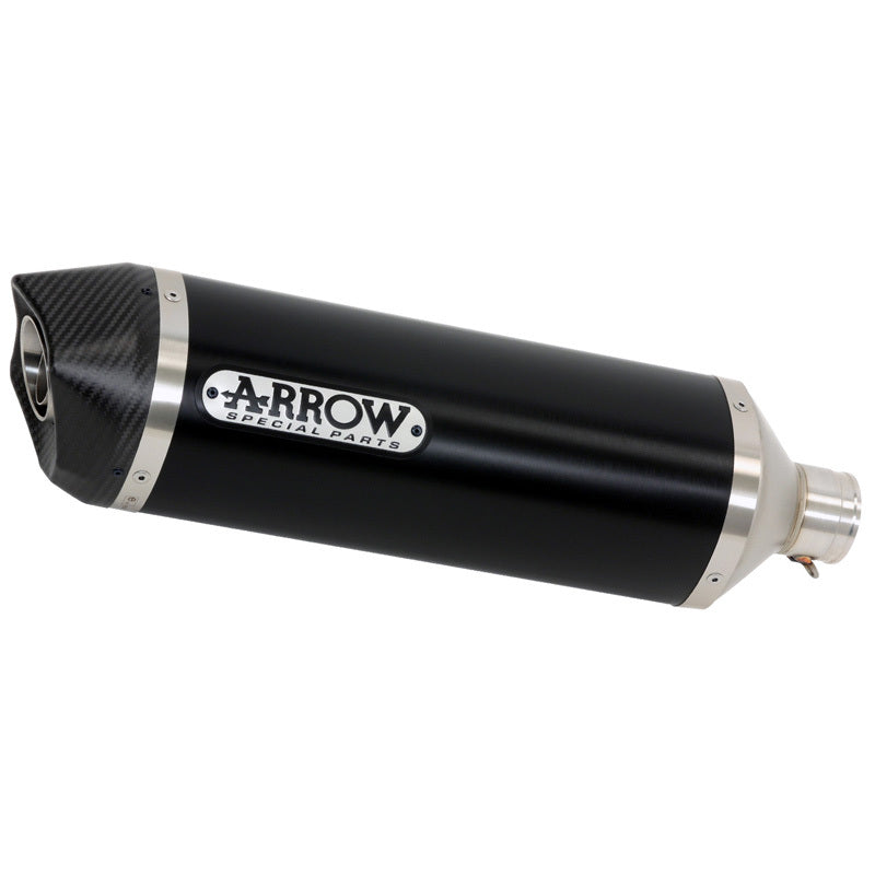 Arrow 71806AKN Race-Tech Dark Aluminium Slip-On Muffler w/Carbon End Cap for Ducati Hypermotard/Hyperstrada 821/Hypermotard/Hyperstrada 939