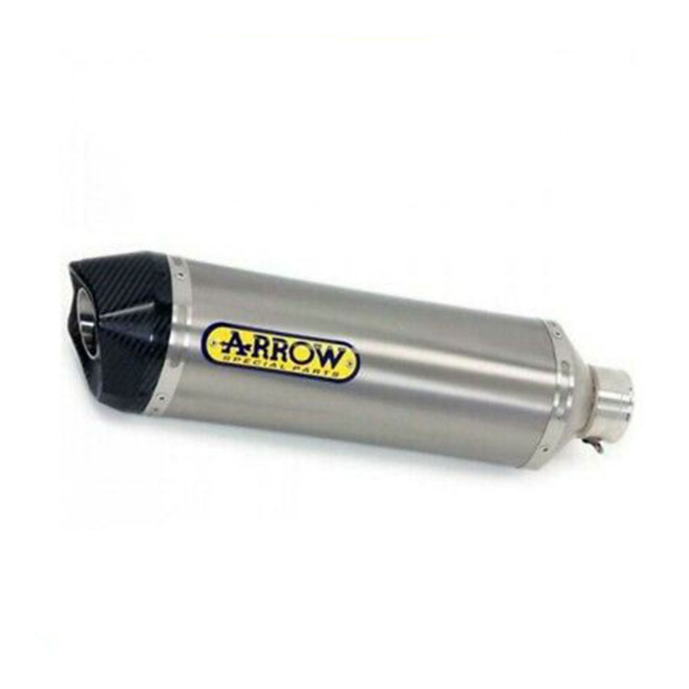 Arrow 71812PK Thunder Titanium Slip-On Muffler w/Carbon End Cap for Yamaha MT-09 13-20/Tracer 900 15-20/Tracer 900 GT 18-20