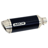 Arrow 71813AON Thunder Dark Aluminium Slip-On Muffler w/Steel End Cap for KTM RC 125 15-16/RC 390 15-16/Duke 390 13-16