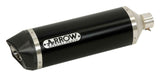 Arrow 71819AKN Race-Tech Dark Aluminium Slip-On Muffler w/Carbon End Cap for Honda VFR 800 14-16