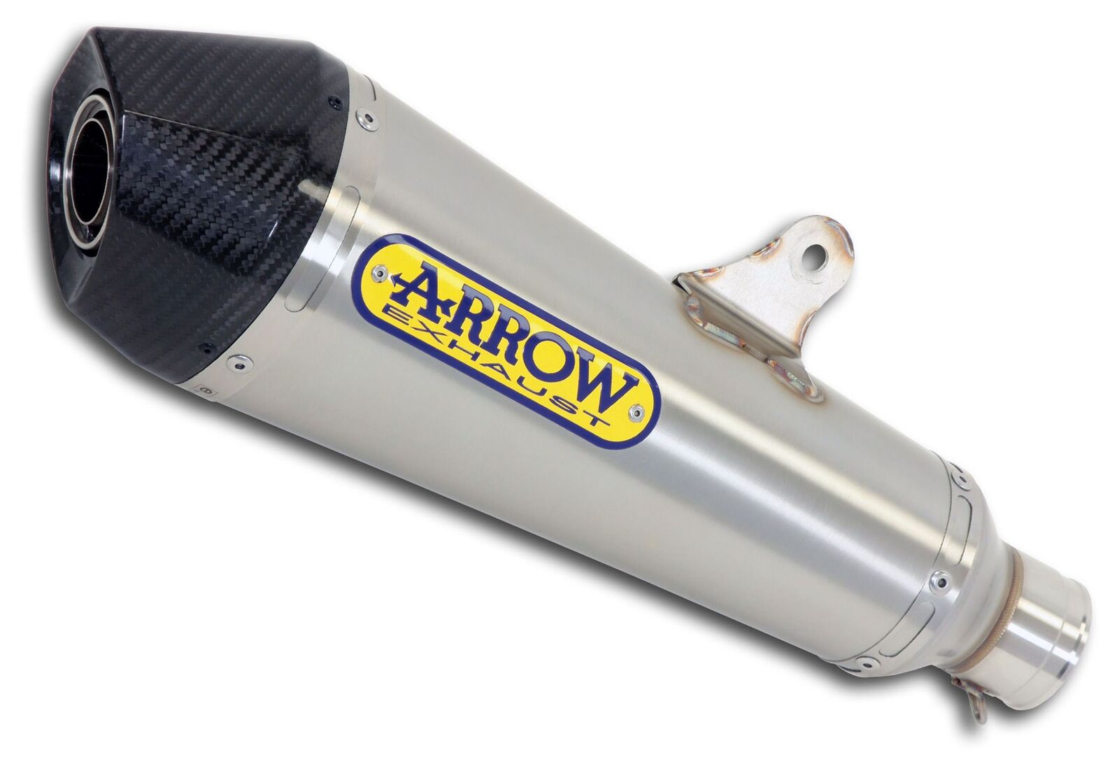 Arrow 71820XKI X-Kone Nichrom Slip-On Muffler w/Carbon End Cap for