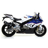 Arrow 71824AKN Race-Tech Dark Aluminium Slip-On Muffler w/Carbon End Cap for BMW S 1000 RR 15-16