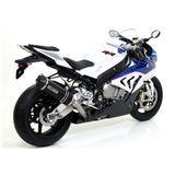 Arrow 71824AKN Race-Tech Dark Aluminium Slip-On Muffler w/Carbon End Cap for BMW S 1000 RR 15-16