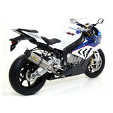 Arrow 71824PK Race-Tech Titanium Slip-On Muffler w/Carbon End Cap for BMW S 1000 RR 15-16