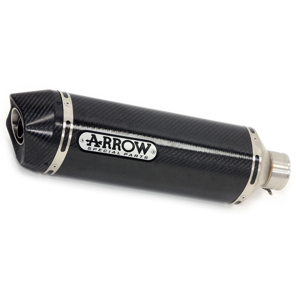 Arrow 71828MK Race-Tech Carbon Slip-On Muffler w/Carbon End Cap for Suzuki GSX-S 1000 15-20