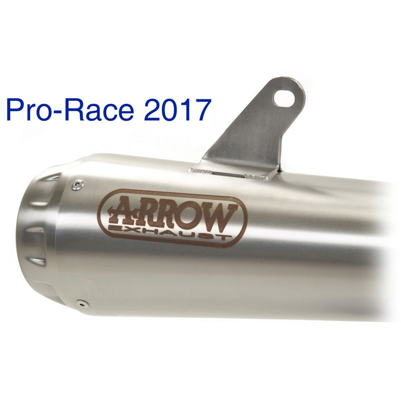 Arrow 71870PRI Pro-Race Nichrom Slip-On Muffler w/Steel End Cap for Suzuki GSX 250 R 17-20