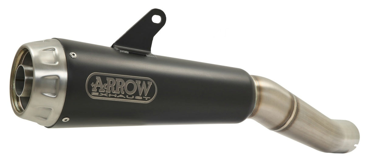 Arrow 71880PRN Pro-Race Dark Nichrom Slip-On Muffler w/Steel End Cap for Ducati Panigale 959 16-19