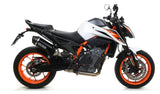 Arrow 71890AKN Race-Tech Dark Aluminium Slip-On Muffler w/Carbon End Cap for KTM Duke 790 08-20 & 2023/890 Duke R 20-23