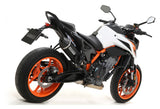 Arrow 71890AKN Race-Tech Dark Aluminium Slip-On Muffler w/Carbon End Cap for KTM Duke 790 08-20 & 2023/890 Duke R 20-23