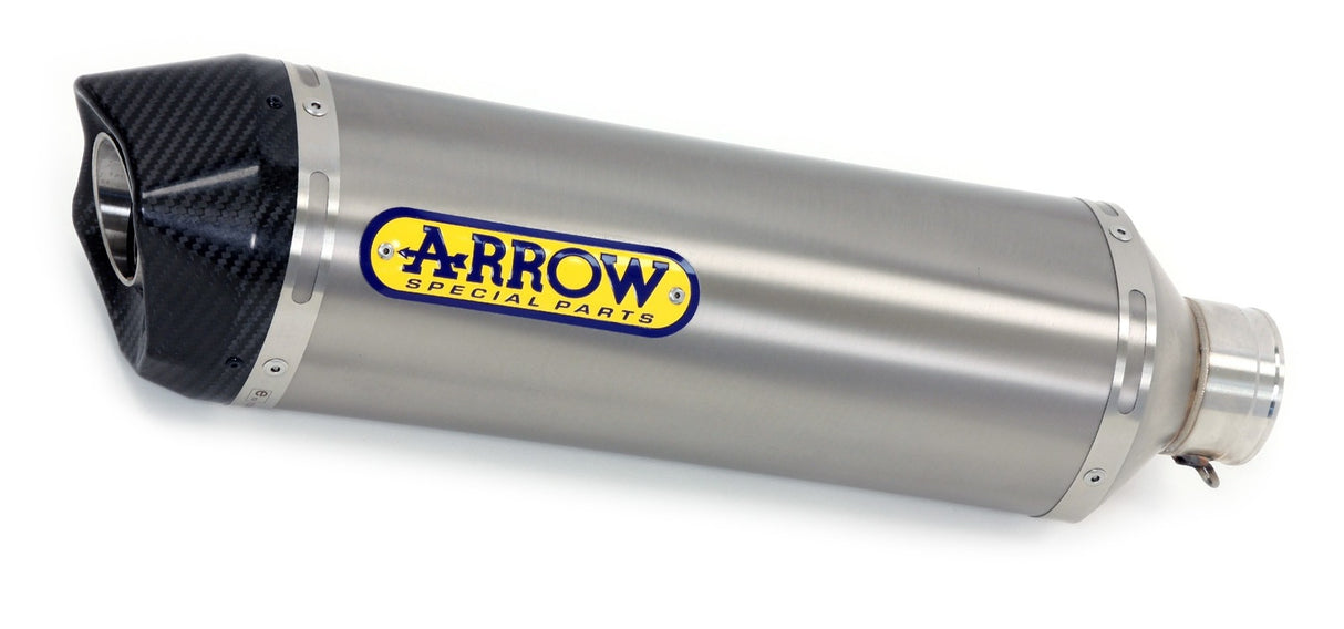 Arrow 71890PK Race-Tech Titanium Slip-On Muffler w/Carbon End Cap for KTM Duke 790 08-20 & 2023/890 Duke R 20-23