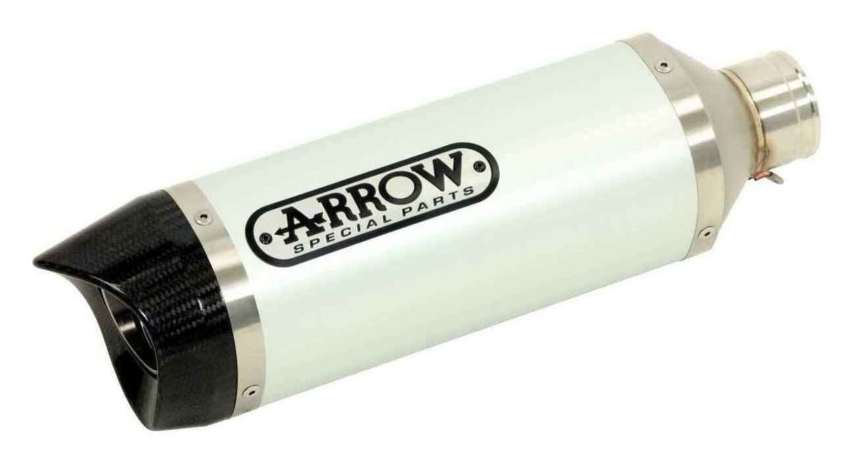 Arrow 71894AK Thunder Aluminium Slip-On Muffler w/Carbon End Cap for Yamaha YZF R3 19-20