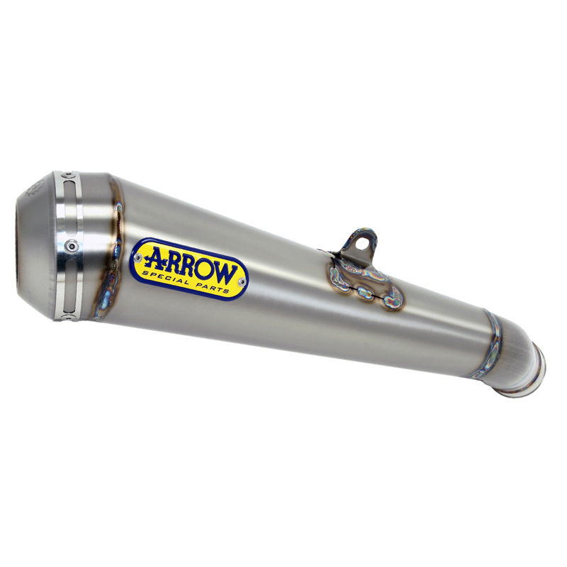 Arrow 71895PR Pro-Race Titanium Slip-On Muffler w/Titanium End Cap for Ducati Hypermotard 950 19-21